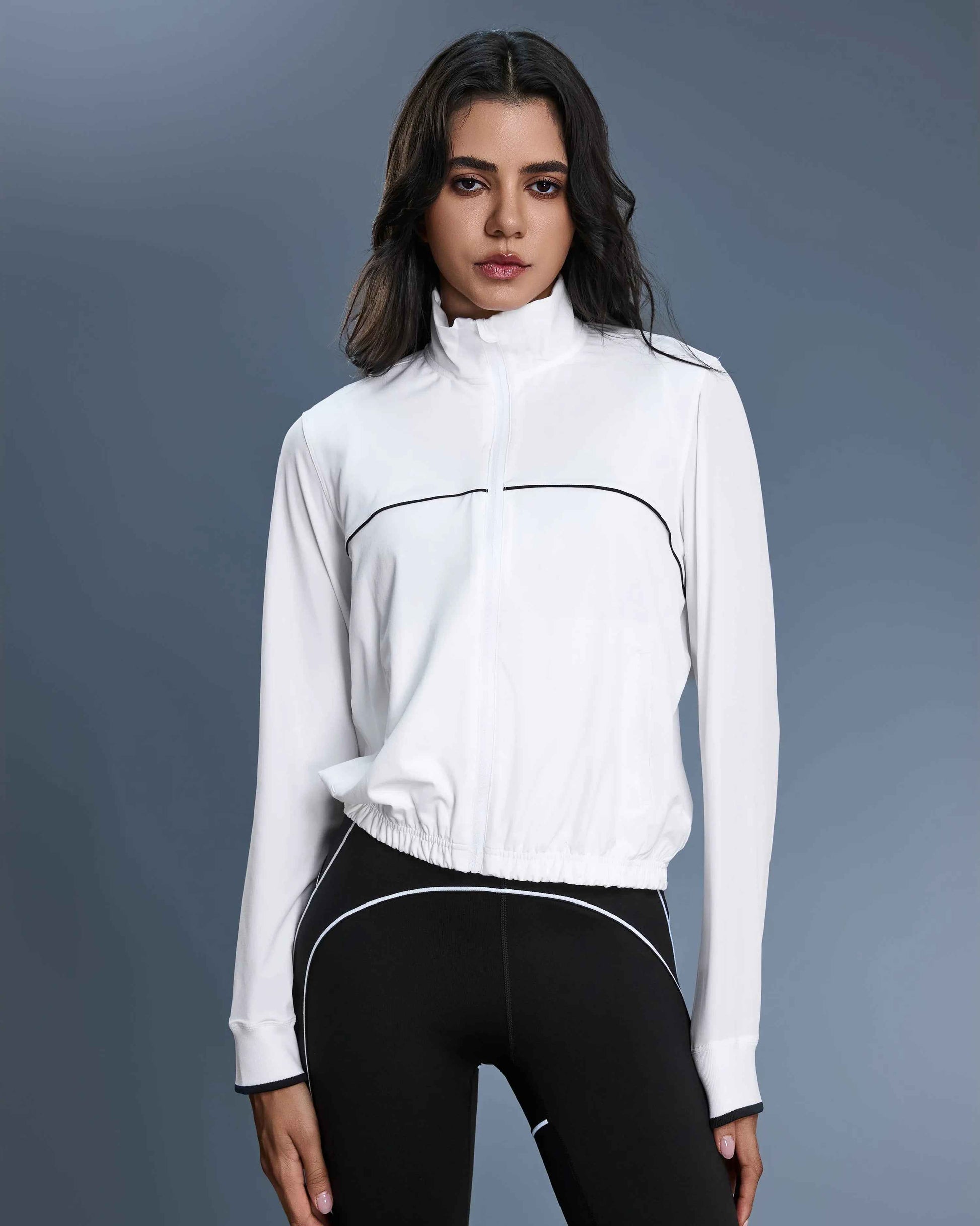 Windproof Stand-Collar Sports Jacket