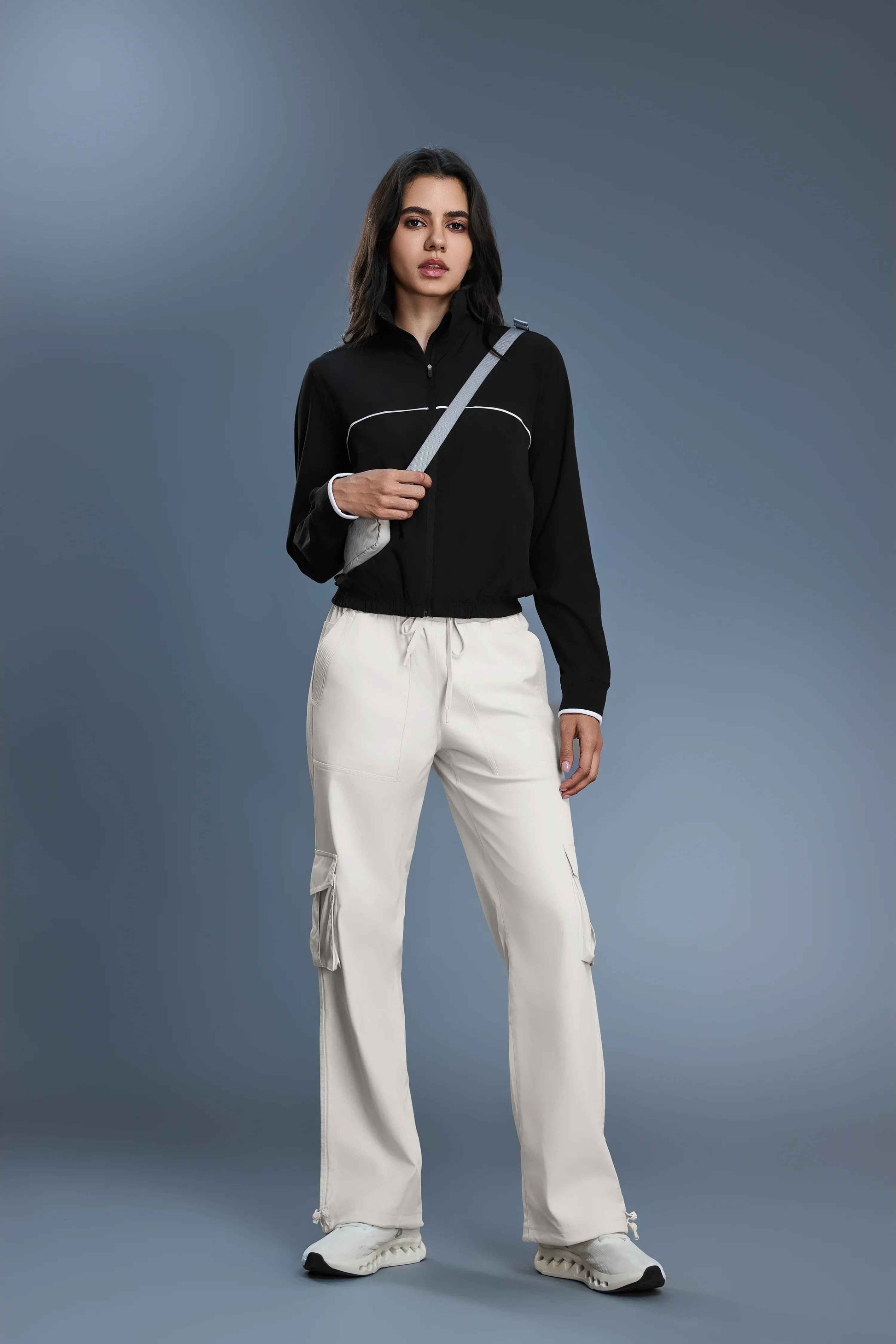 Windproof Stand-Collar Sports Jacket