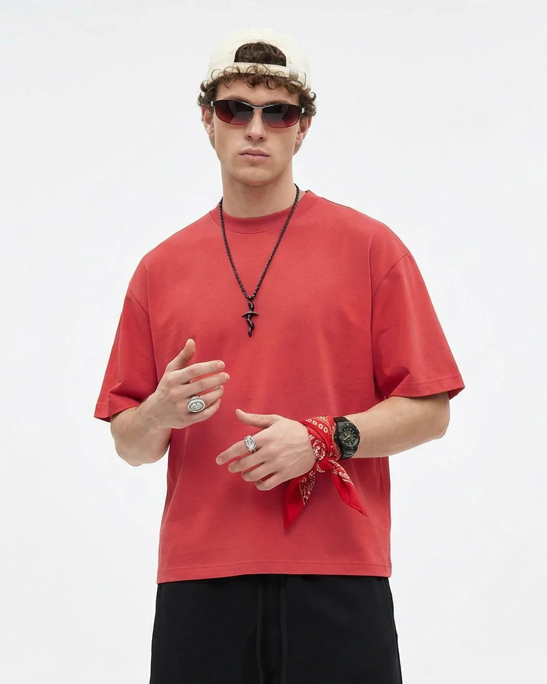 Cotton Boxy Short Sleeve T-Shirt