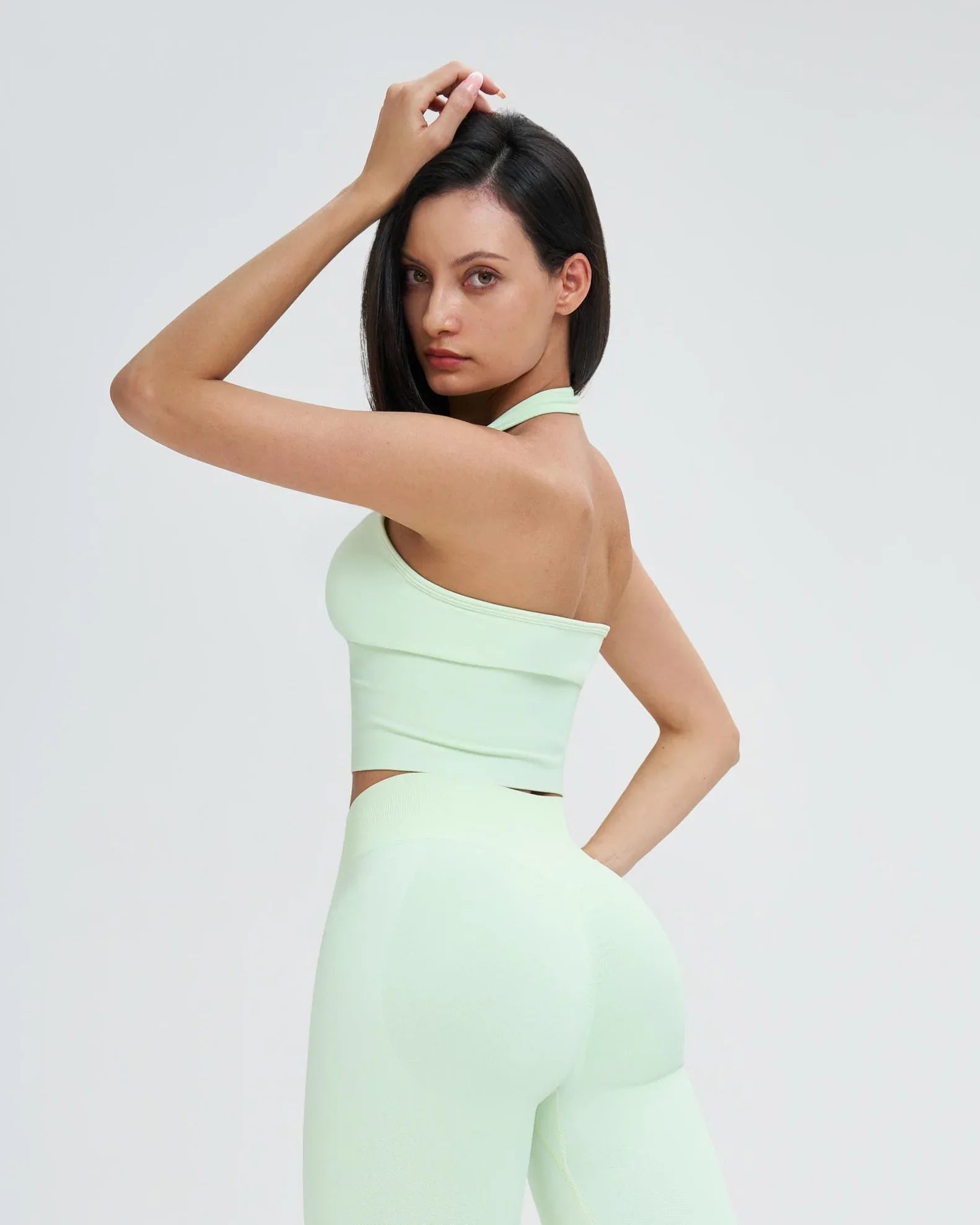 Mesh Backless Seamless Yoga Bra
