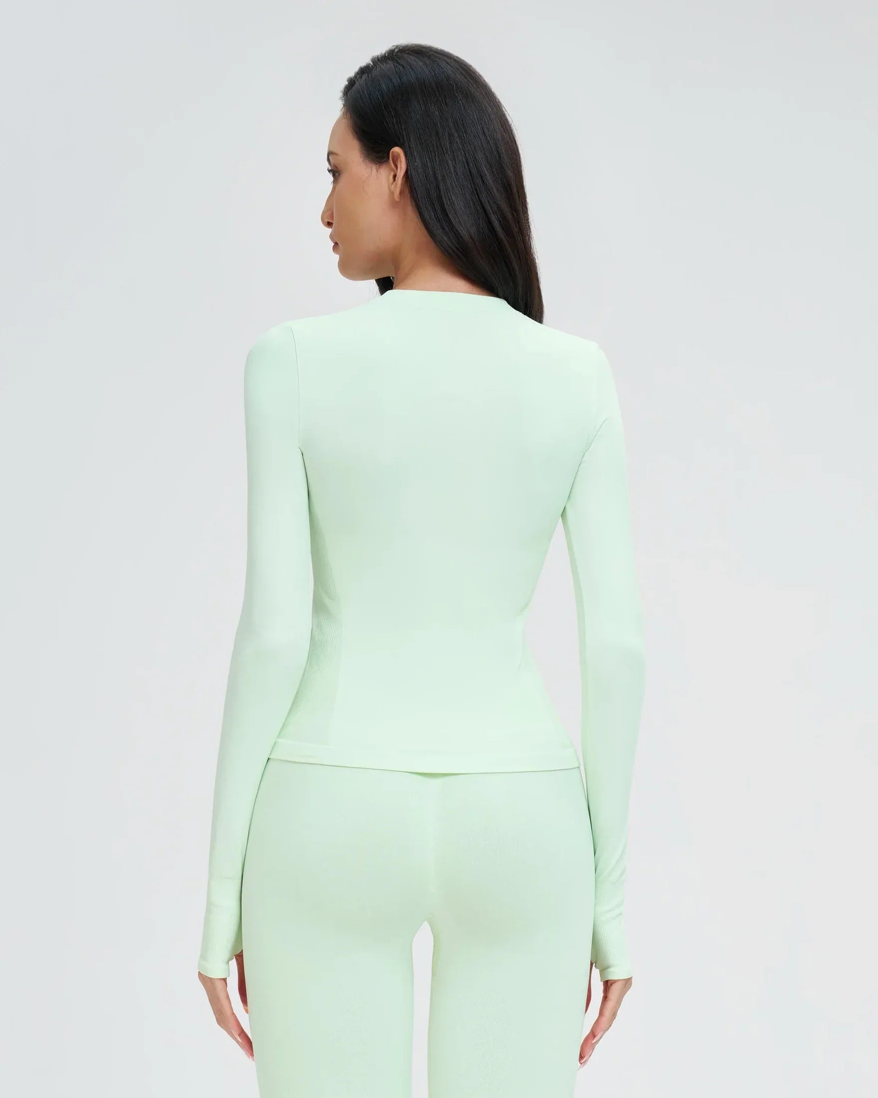 Seamless Long-Sleeve Yoga Tee