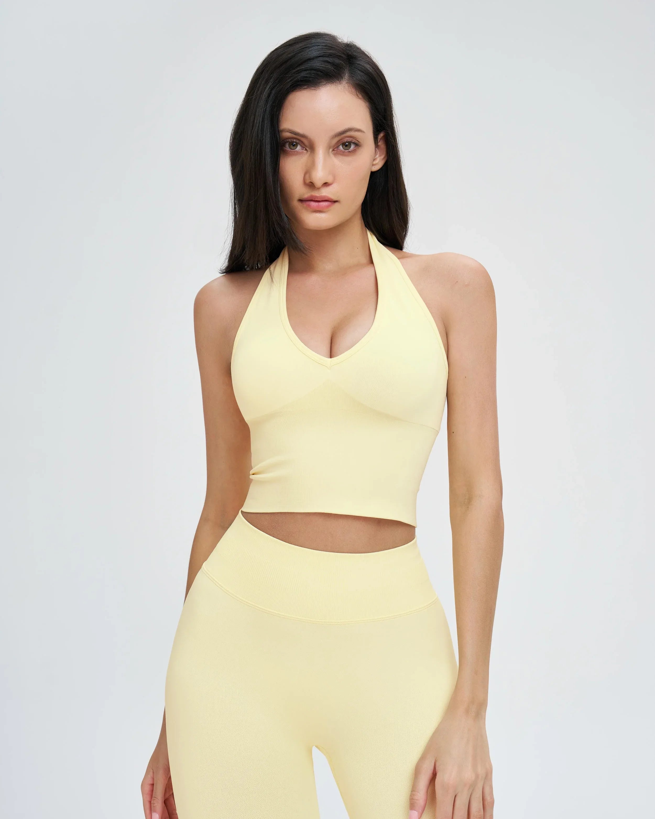 Mesh Backless Seamless Yoga Bra