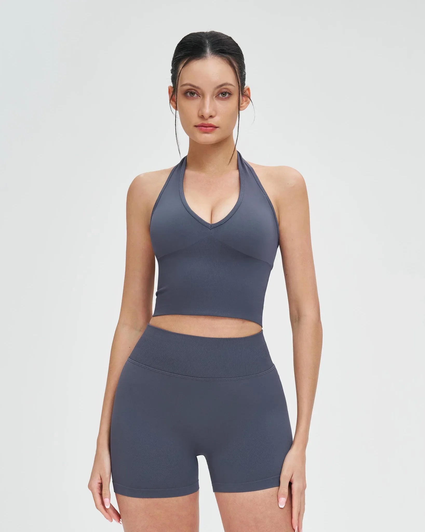 Mesh Backless Seamless Yoga Bra