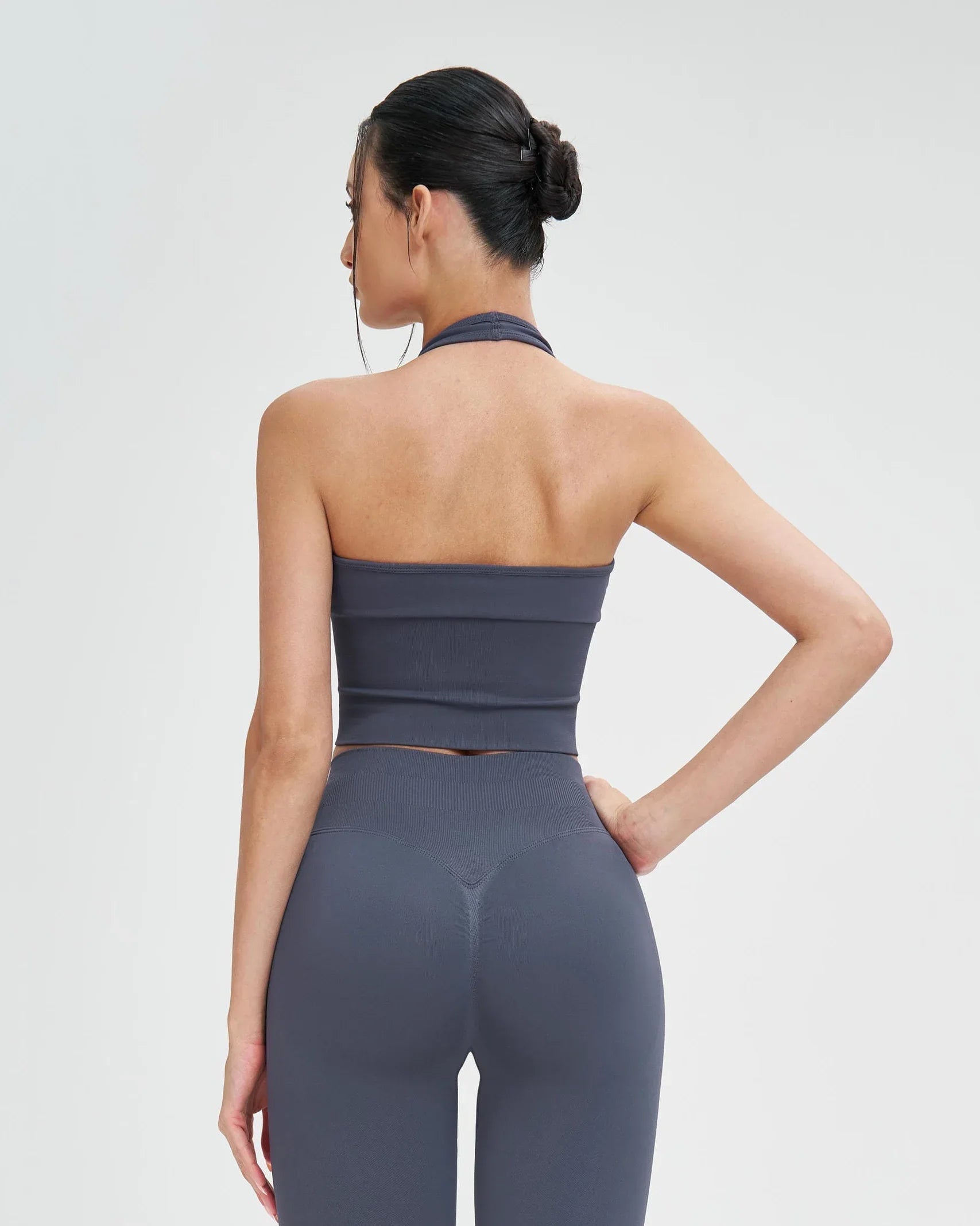 Mesh Backless Seamless Yoga Bra