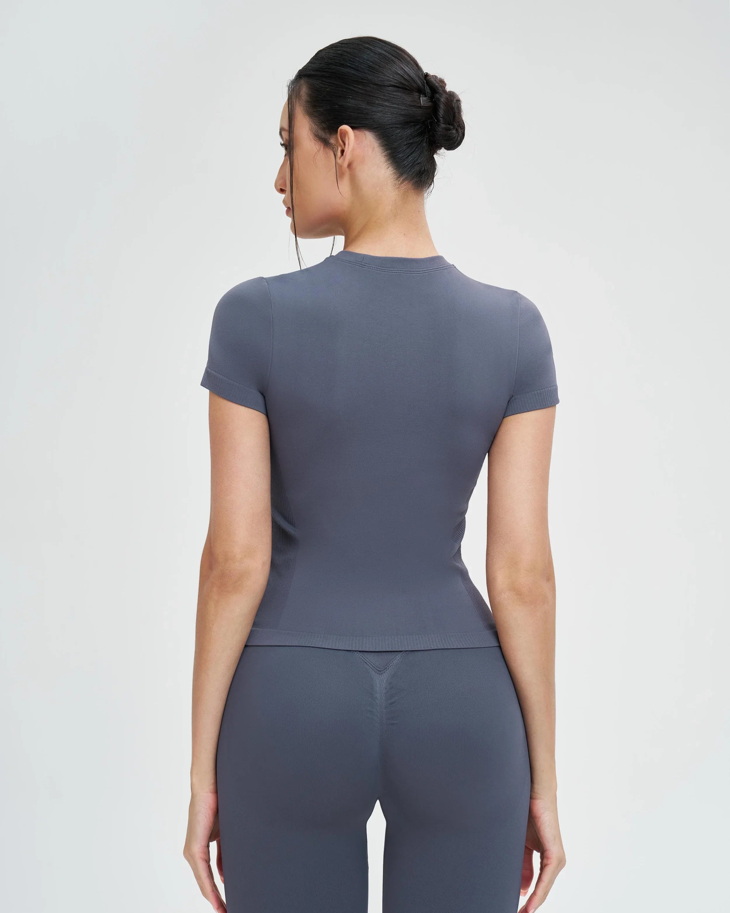 Seamless Short-Sleeve Yoga Tee