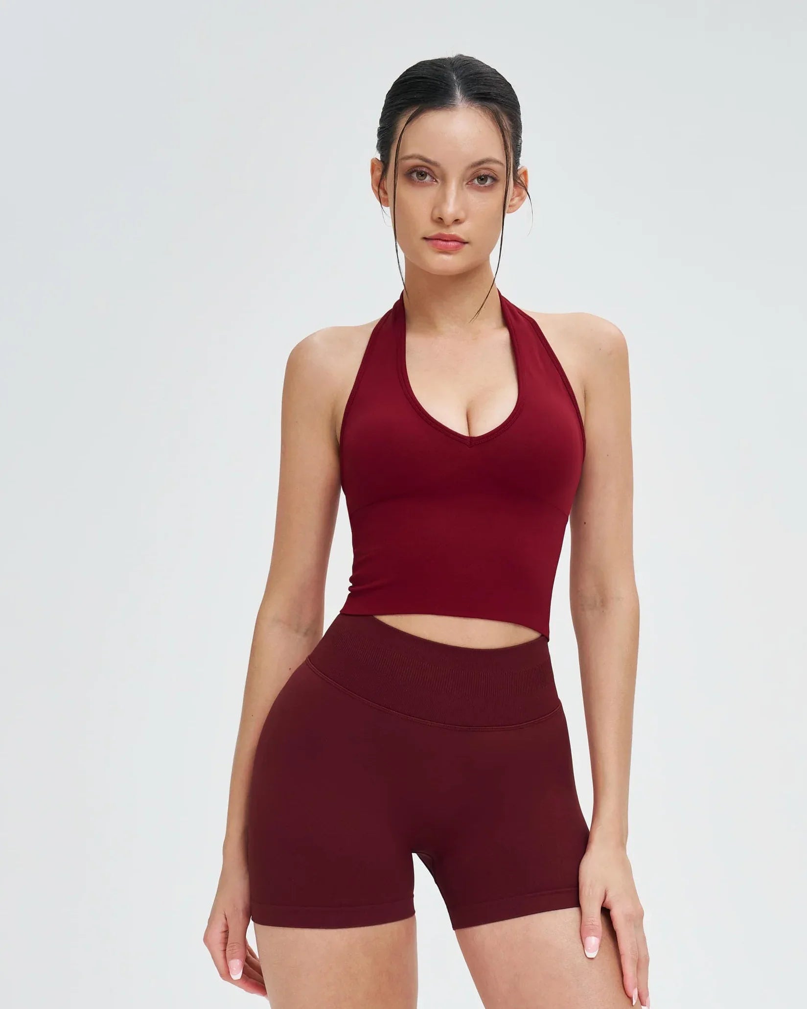 Mesh Backless Seamless Yoga Bra