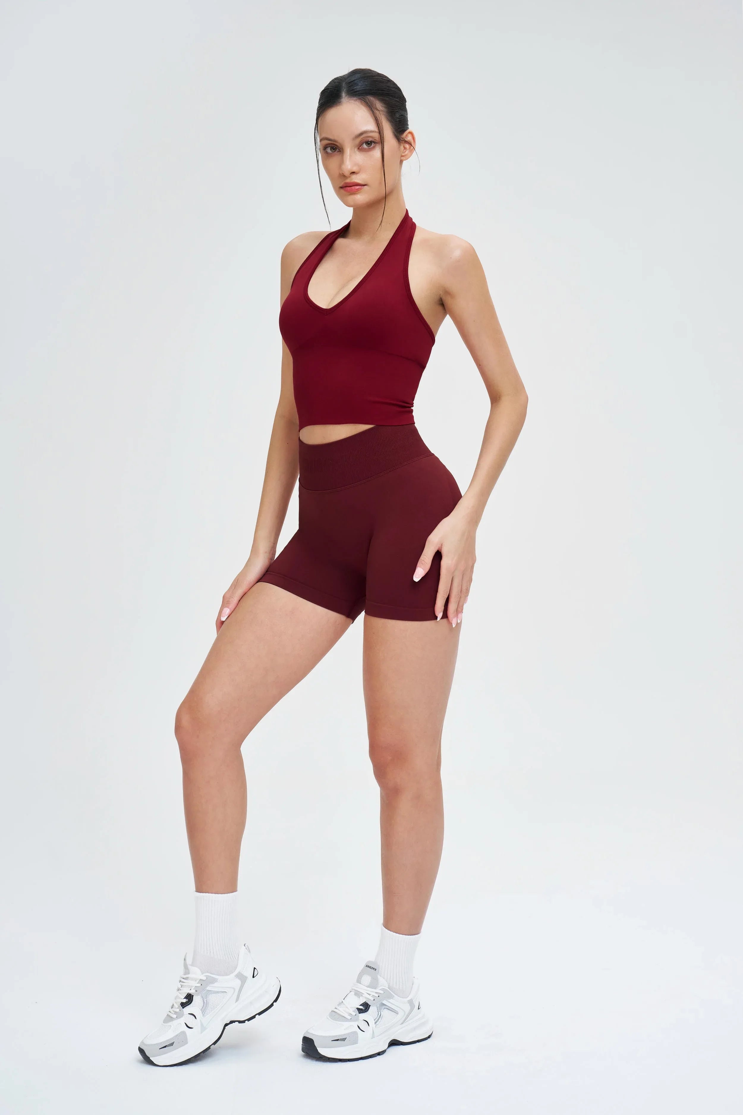 Mesh Backless Seamless Yoga Bra