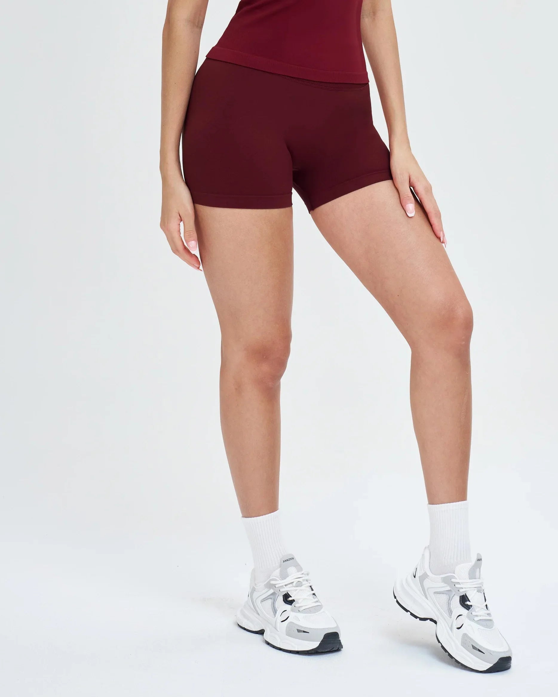 Seamless High-Waist Yoga Shorts