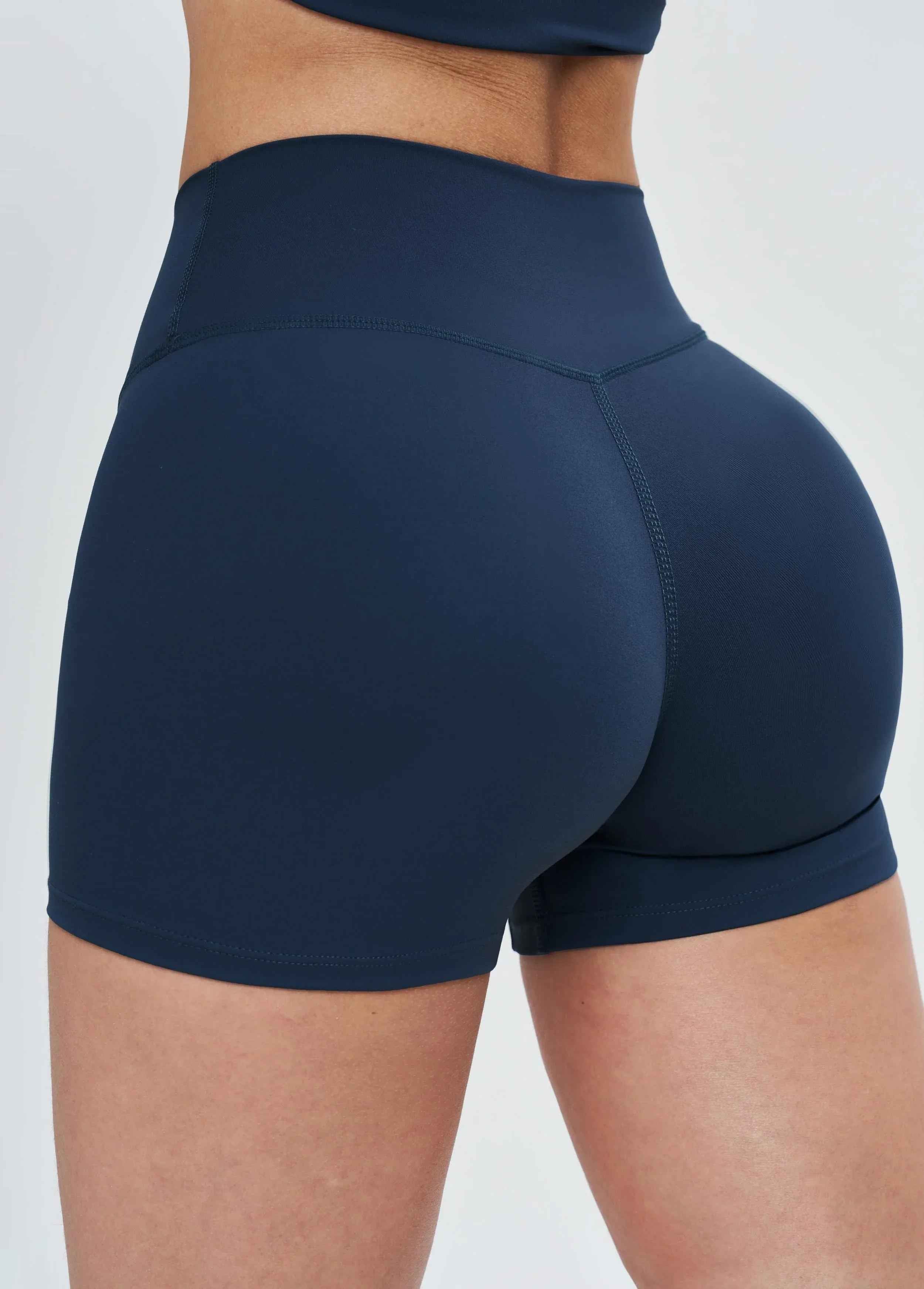 Brushed High-Waist Sculpting Shorts