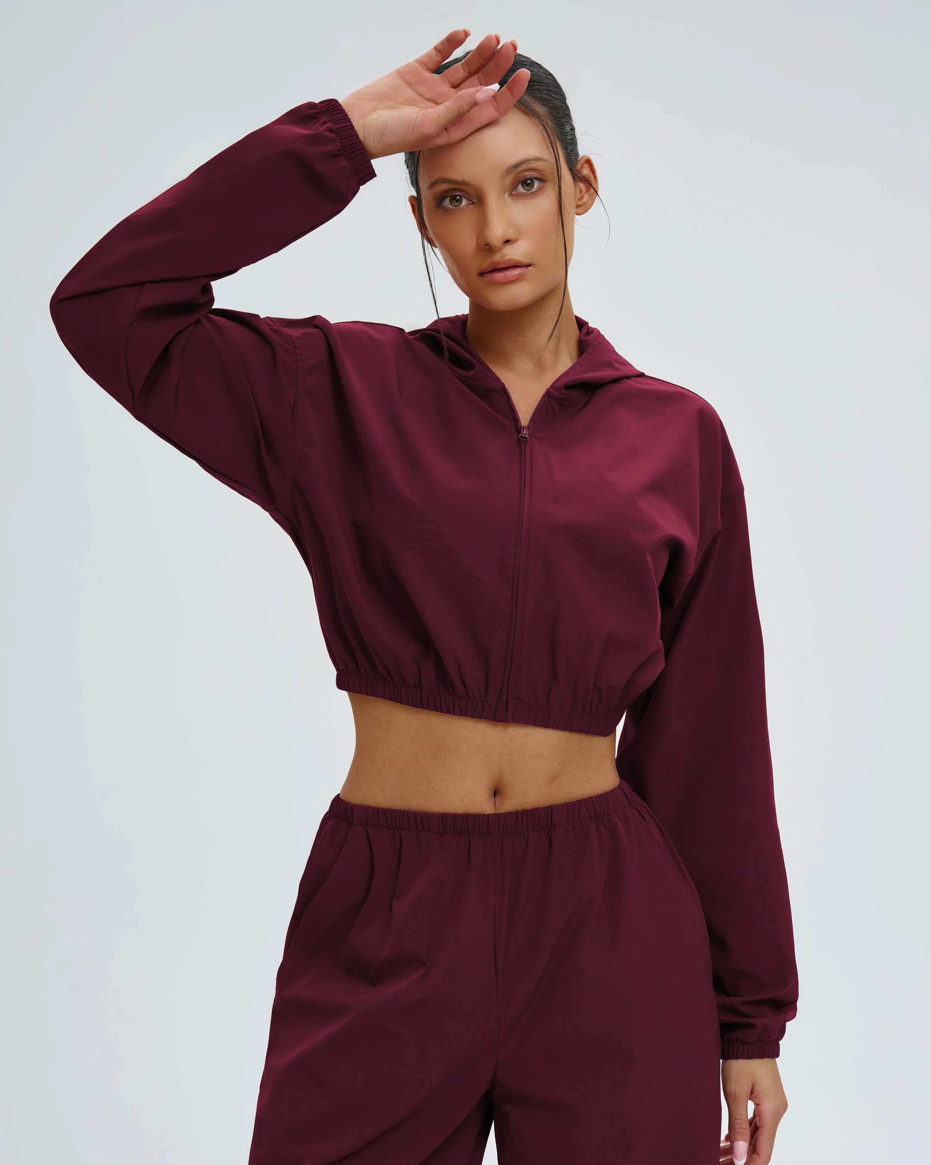 Hooded UPF Zip-Up Jacket