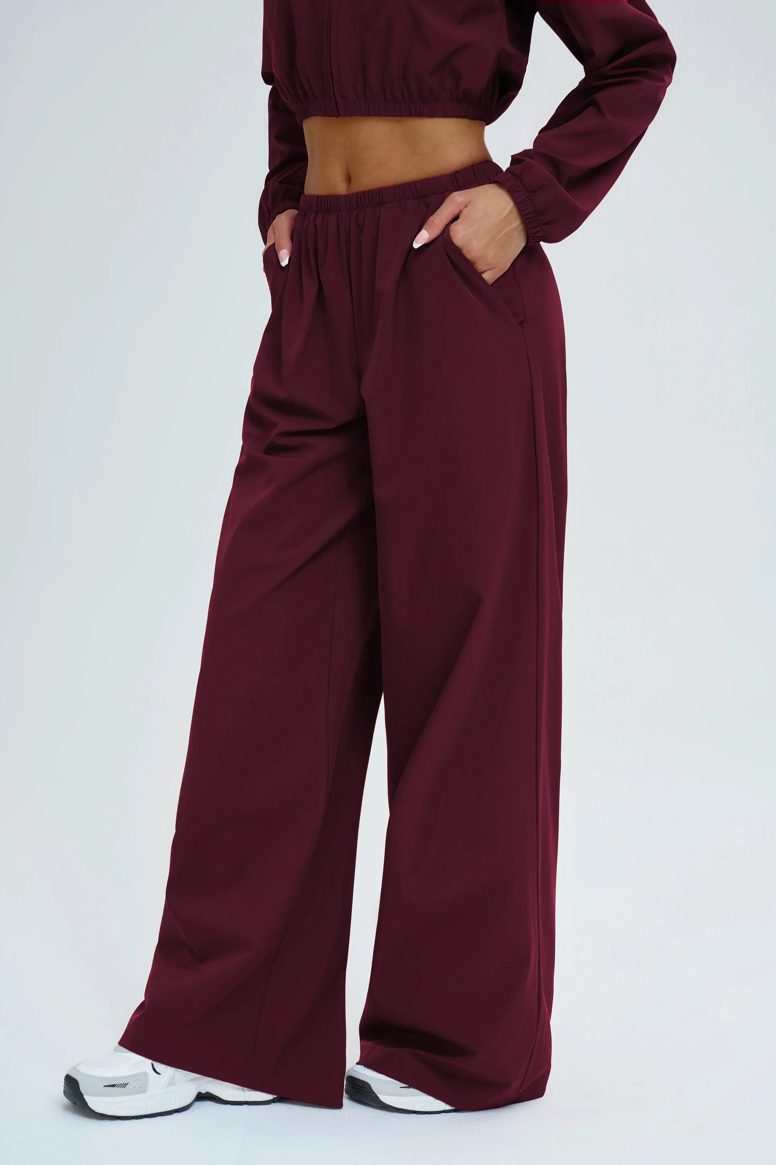 Wide-Leg Cargo Hiking Pants