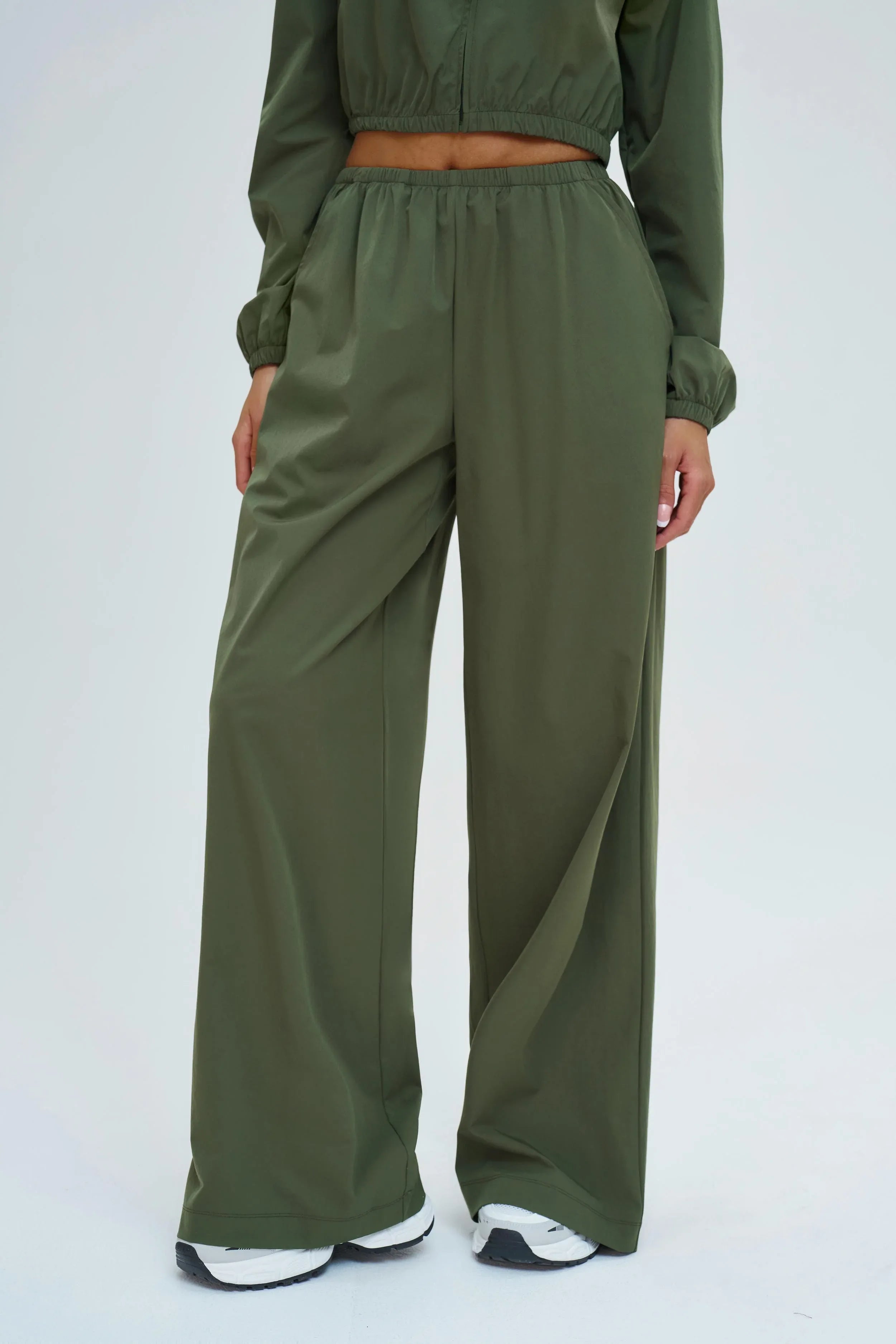 Wide-Leg Cargo Hiking Pants
