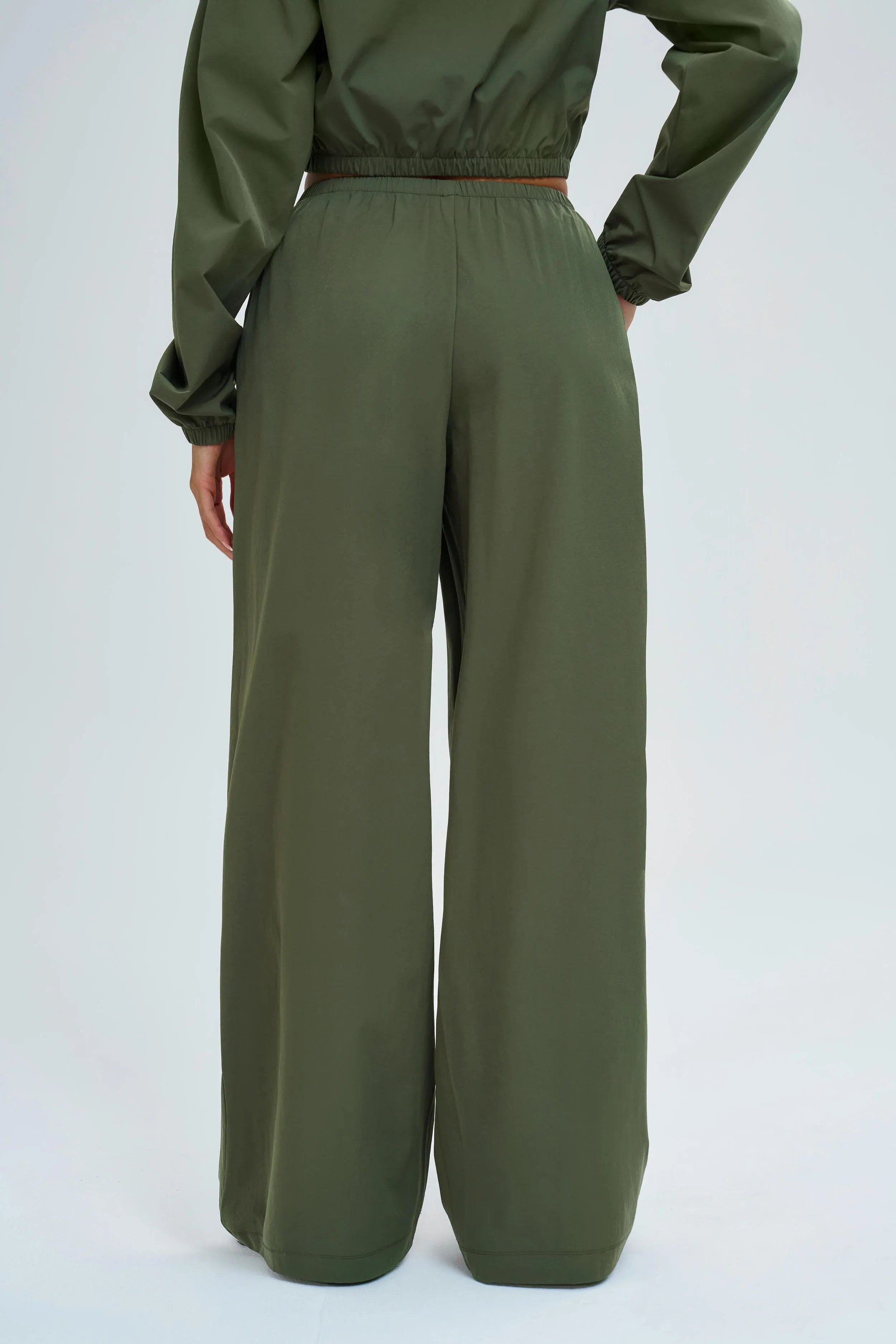Wide-Leg Cargo Hiking Pants