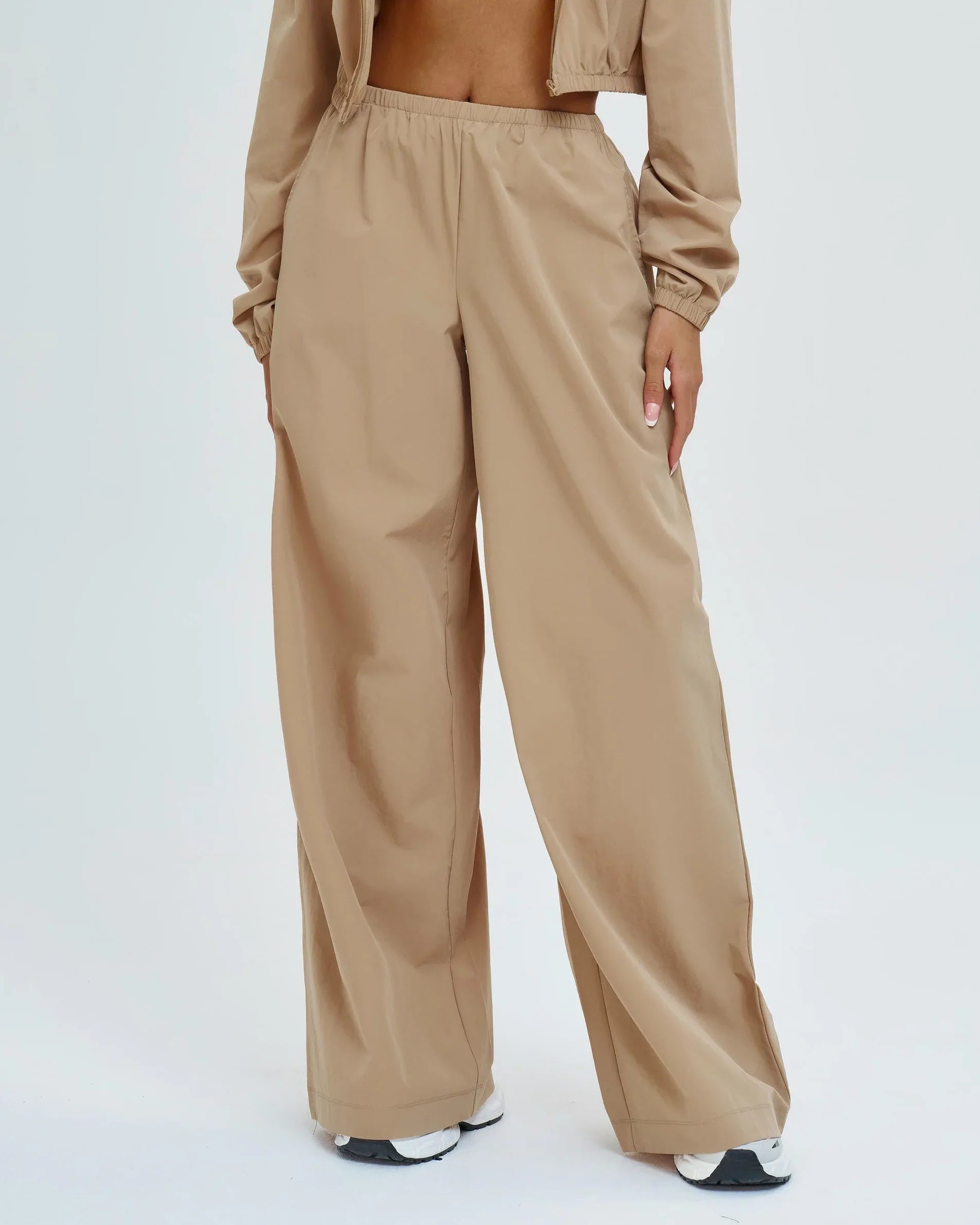 Wide-Leg Cargo Hiking Pants