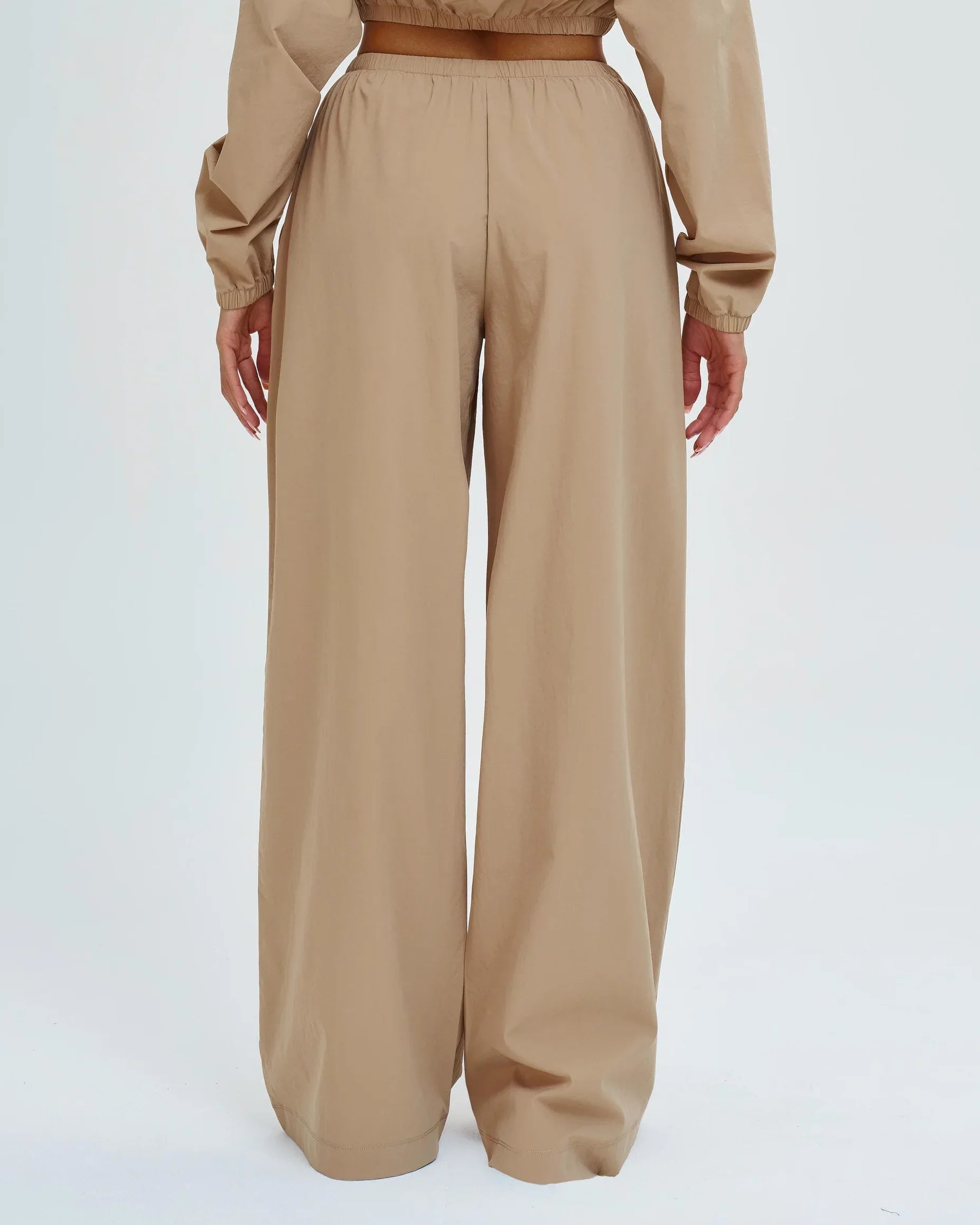 Wide-Leg Cargo Hiking Pants