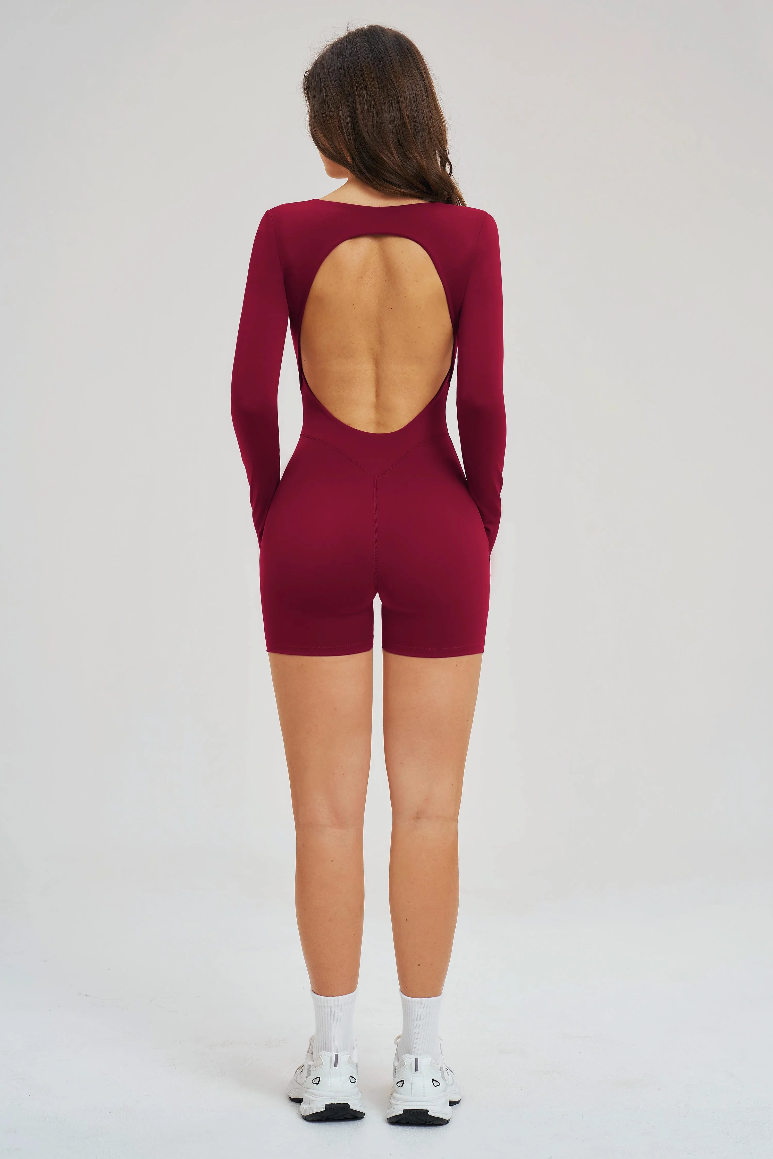 Hollow Back One Piece Jumpsuit