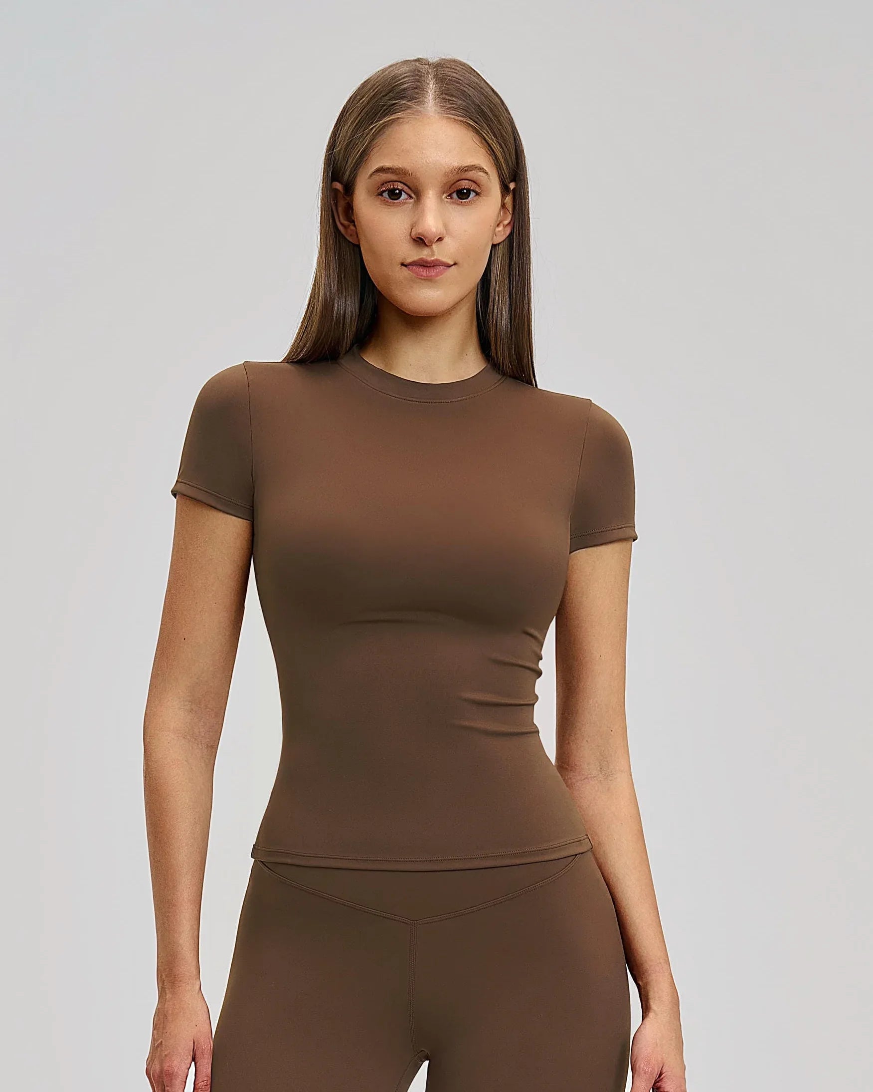 Mesh Cover-Up Short-Sleeve Tee