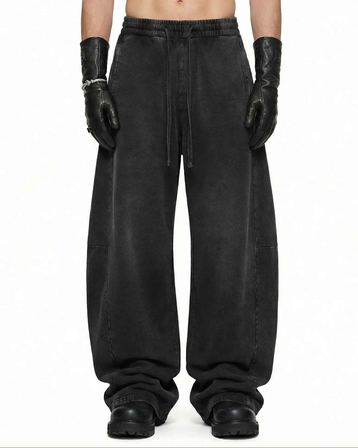 Washed Drawcord Cargo Sweatpants