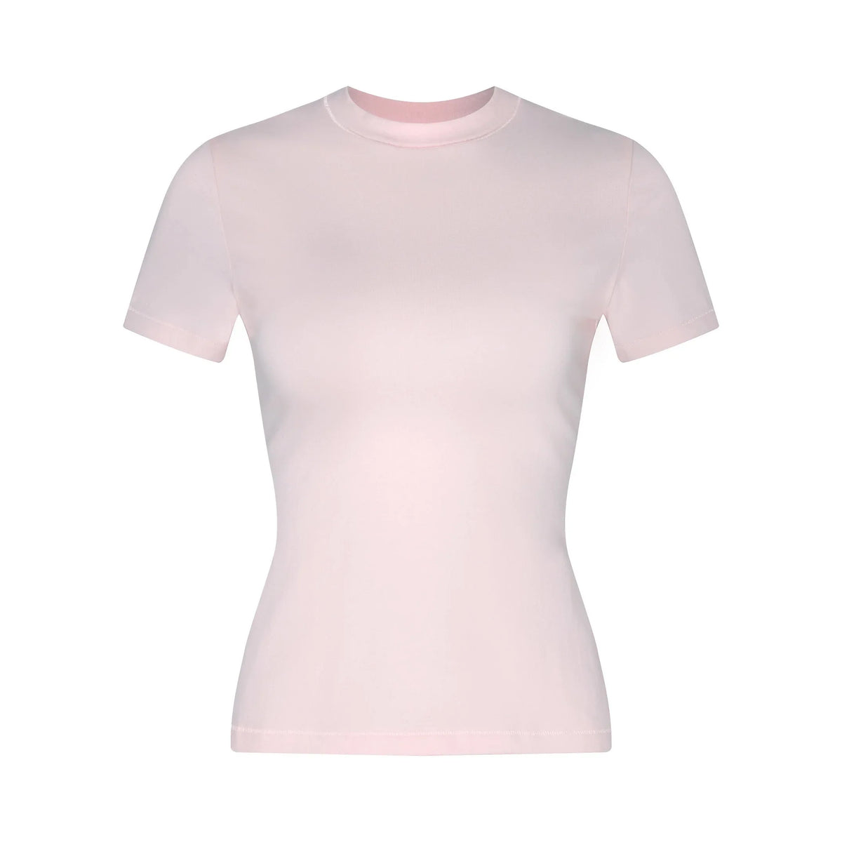 High-Stretch Cropped Fitted Tee