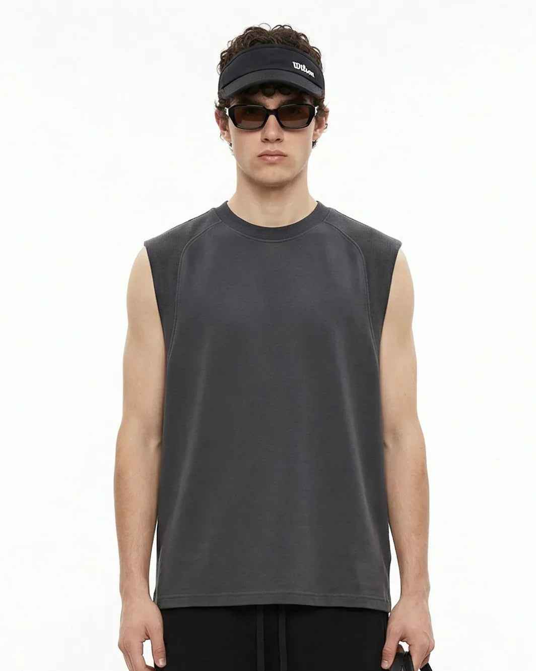 Lyocell Cooling Paneled Muscle Tank