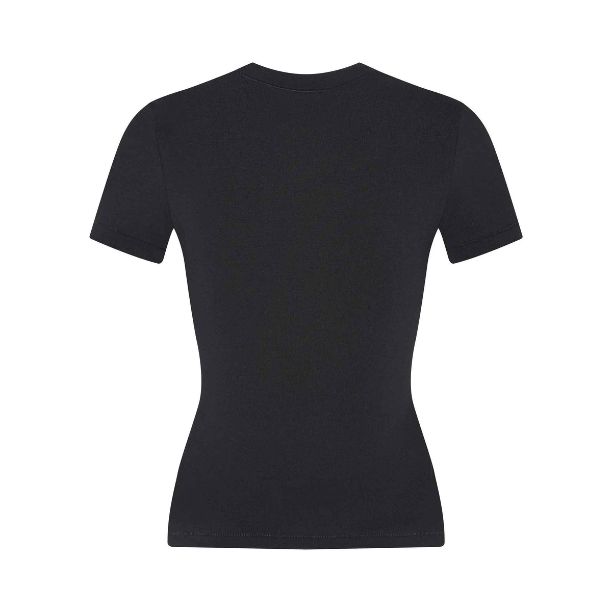 High-Stretch Cropped Fitted Tee