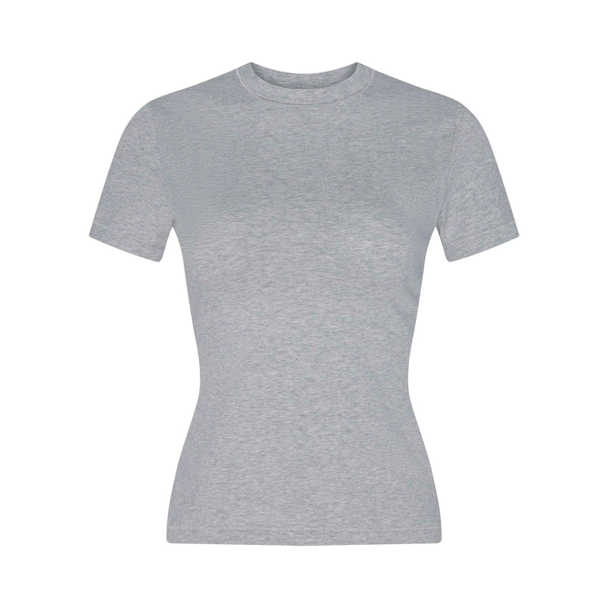 High-Stretch Cropped Fitted Tee