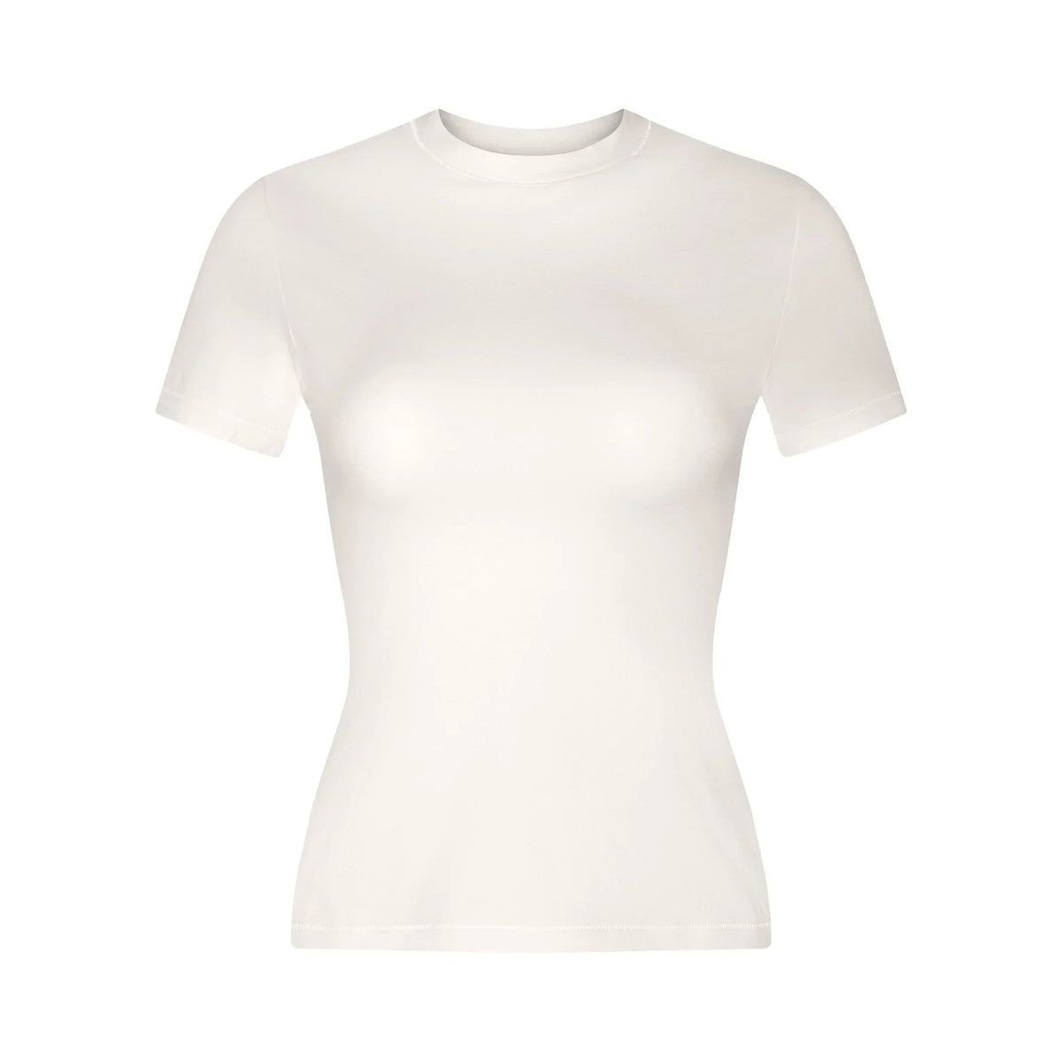 High-Stretch Cropped Fitted Tee