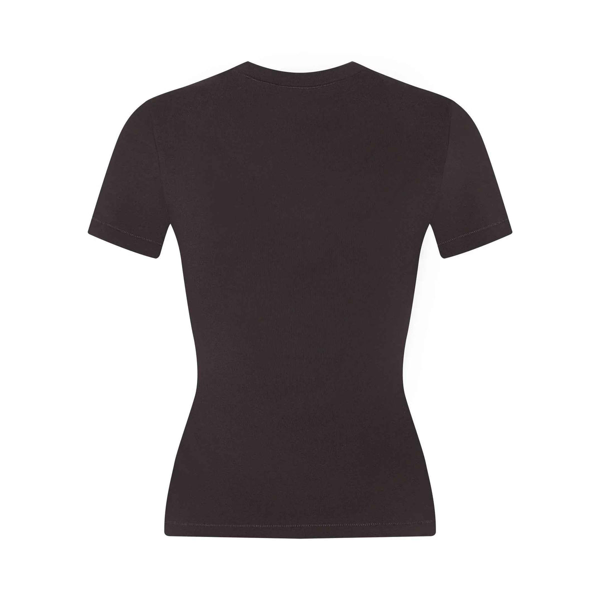 High-Stretch Cropped Fitted Tee