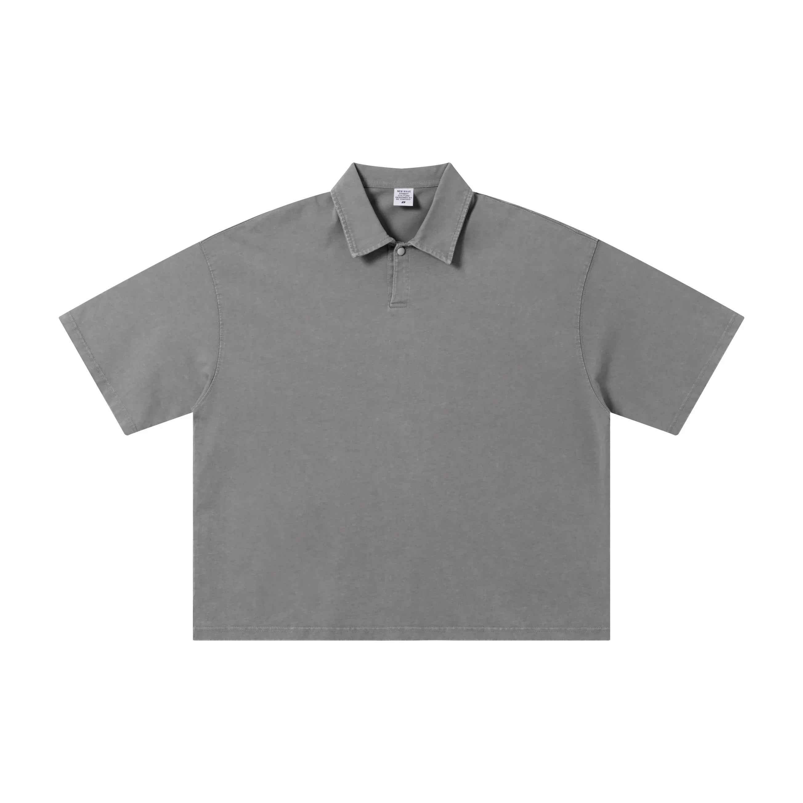 Spring Washed Box Fit Polo Shirt