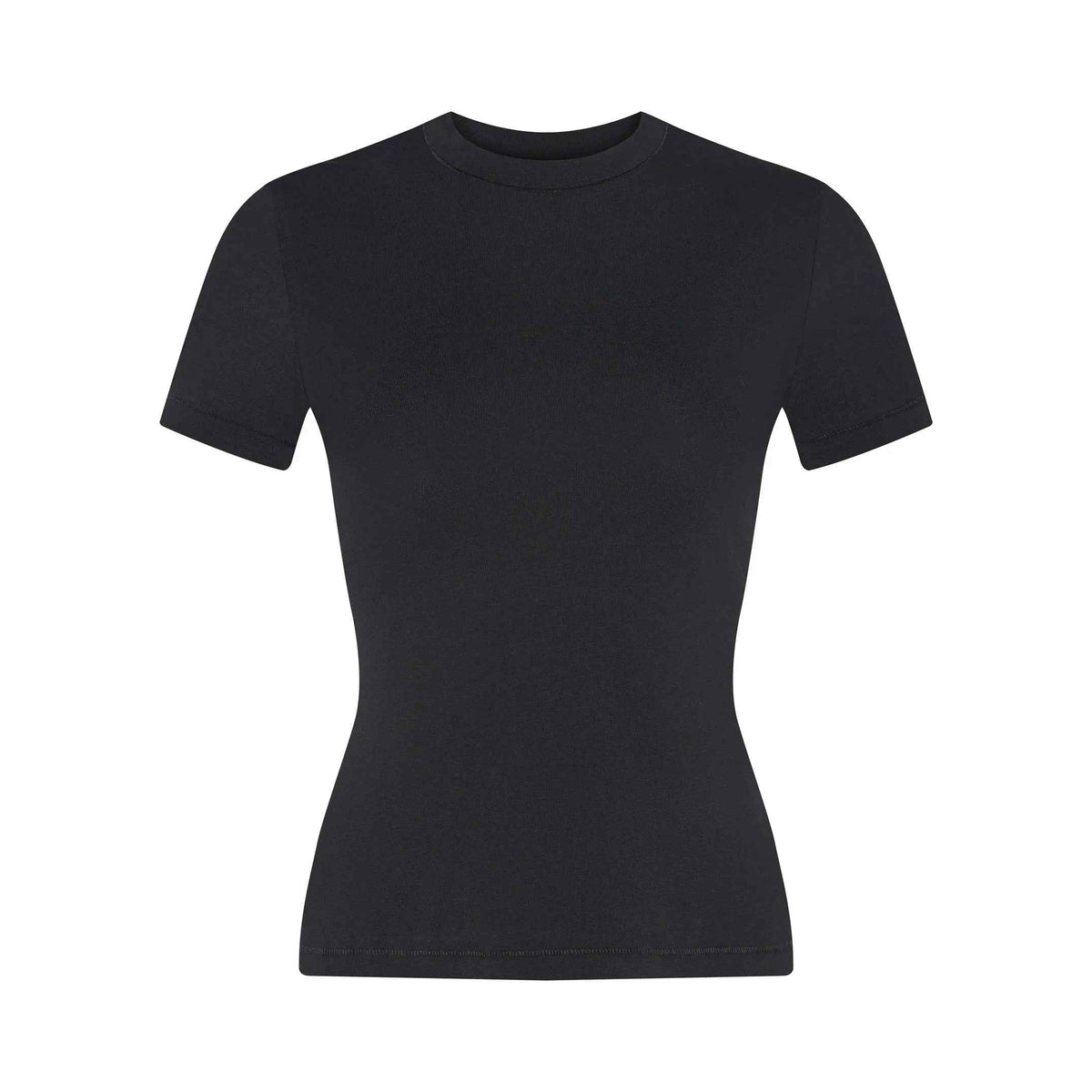 High-Stretch Cropped Fitted Tee